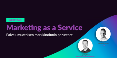 Palvelumuotoinen markkinointi -webinaari